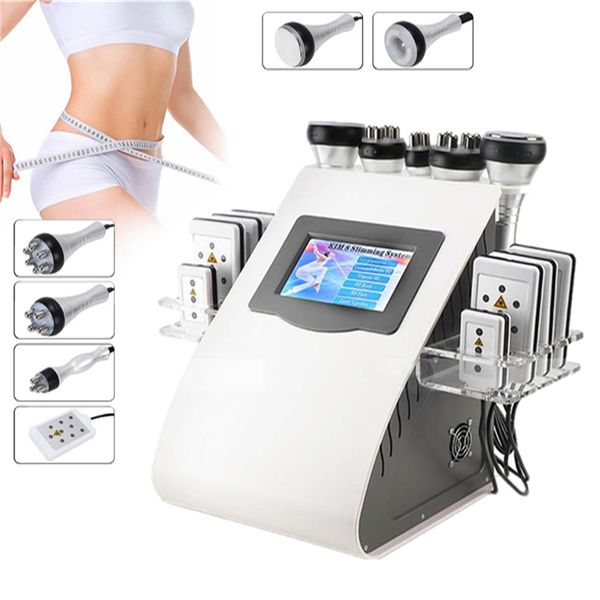 

6 in 1 vacuum slimming radio frequency rf 40k fat loss reduction cellulite removal body shaping cavitation lipo laser ultrasonic cavitation