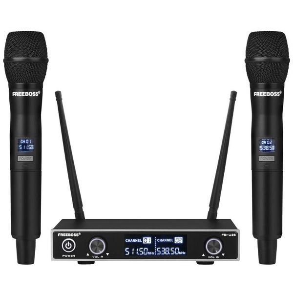 oss fb-u35 dual way uhf fixed frequency karaoke party church wireless microphone system with 2 handheld microphones
oss fb-u35 dual way uhf fixed frequency karaoke party church wireless microphone system with 2 handheld microphones