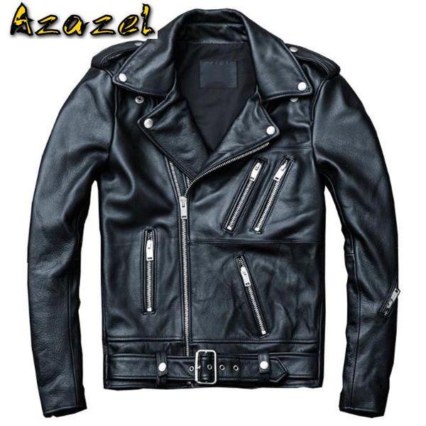 men's leather & faux genuine jackets overcoats russian style biker men real cow jacket and coats black xxxxl mens brand clothing a820
men's leather & faux genuine jackets overcoats russian style biker men real cow jacket and coats black xxxxl mens brand clothing a820