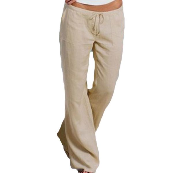 cotton blended pants women loose small flared elastic waist clothing long trousers summer casual women's & capris, Black;white
cotton blended pants women loose small flared elastic waist clothing long trousers summer casual women's & capris, Black;white