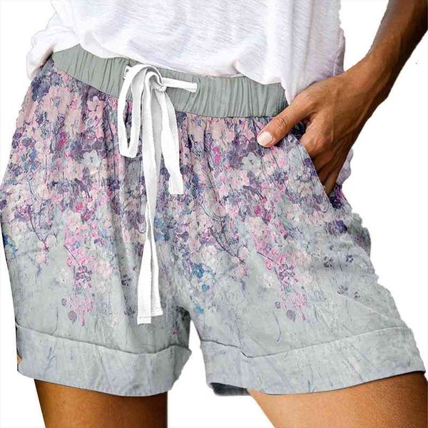 women shorts floral print wide leg summer loose drawstring solid cotton sport casual pocket high waist shorts for lady clothes, White;black
women shorts floral print wide leg summer loose drawstring solid cotton sport casual pocket high waist shorts for lady clothes, White;black