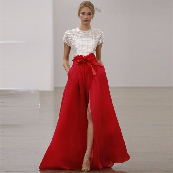 new fashion red organza maxi skirts ruched side split skirt custom made a-line party dresses skirts for women, Black
new fashion red organza maxi skirts ruched side split skirt custom made a-line party dresses skirts for women, Black