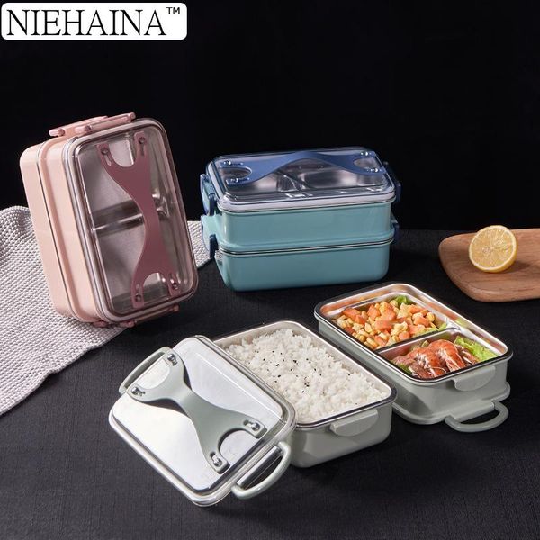 dinnerware sets large-capacity stainless steel lunch box heat preservation portable heatable office worker multi-layered
dinnerware sets large-capacity stainless steel lunch box heat preservation portable heatable office worker multi-layered