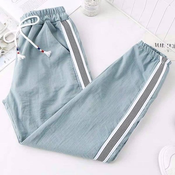 women's pants & capris sweatpants women wide leg korean style casual ice lantern drawstring waist ankle-length trousers for female ltbe, Black;white
women's pants & capris sweatpants women wide leg korean style casual ice lantern drawstring waist ankle-length trousers for female ltbe, Black;white