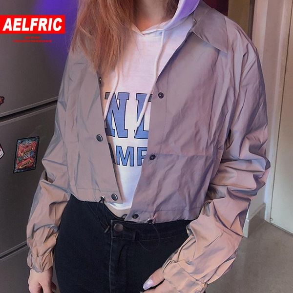 women's jackets aelfric punk flash reflective women 2021 autumn hip hop casual cargo ripped coats backless overcoat streetwear, Black;brown
women's jackets aelfric punk flash reflective women 2021 autumn hip hop casual cargo ripped coats backless overcoat streetwear, Black;brown