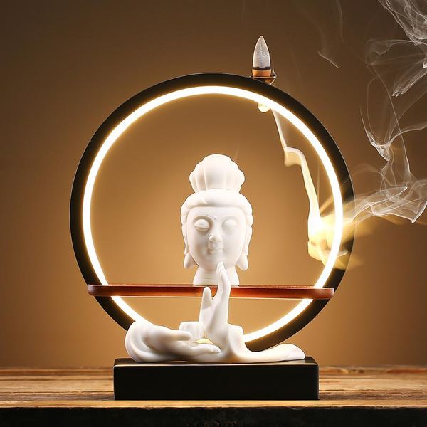 fragrance lamps porcelain 29cm buddha luminescent incense seat ceramic censer modern style chinese feng shui wealth home decor
fragrance lamps porcelain 29cm buddha luminescent incense seat ceramic censer modern style chinese feng shui wealth home decor