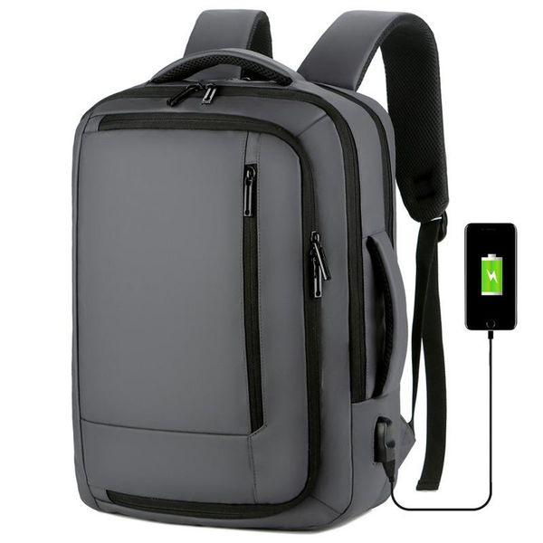 backpack coated oxford cloth dural quality men rechargeable usb travel knapsack bag youth sports business men's laptop
backpack coated oxford cloth dural quality men rechargeable usb travel knapsack bag youth sports business men's laptop