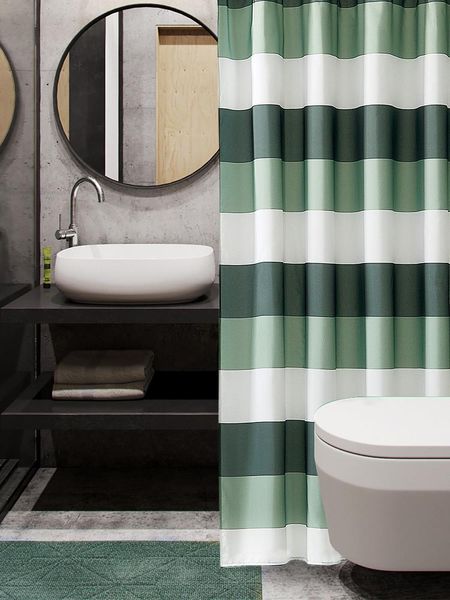 shower curtains thicken art curtain polyester stripe geometric separate green rideau de douche bathroom decor
shower curtains thicken art curtain polyester stripe geometric separate green rideau de douche bathroom decor