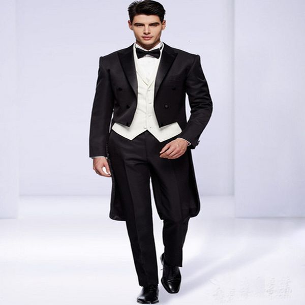 men's suits & blazers men's fashionable classic cute high-quality wedding suit custom-made (jacket + pants vest) om76, White;black
men's suits & blazers men's fashionable classic cute high-quality wedding suit custom-made (jacket + pants vest) om76, White;black