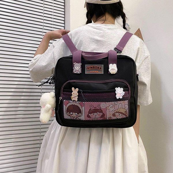 school bags 2021 women's backpack trendy brand nylon shoulder bag japanese casual student schoolbags
school bags 2021 women's backpack trendy brand nylon shoulder bag japanese casual student schoolbags