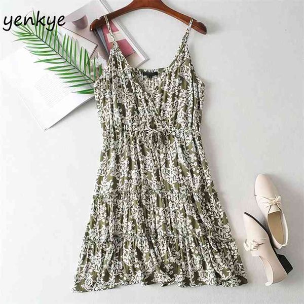 vintage floral print holiday beach dress women backless deep v neck sleeveless drawstring waist a-line short summer 210514, Black;gray 
vintage floral print holiday beach dress women backless deep v neck sleeveless drawstring waist a-line short summer 210514, Black;gray
