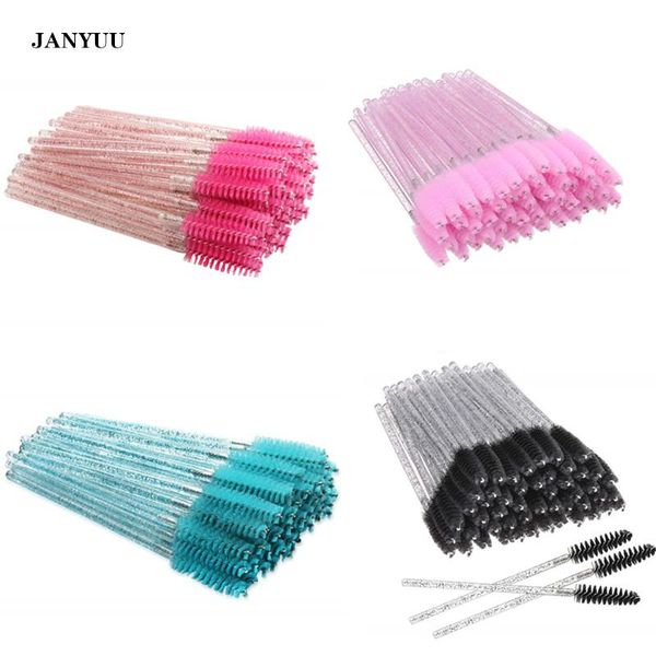 1000pcs shiny crystal eyelash applicator disposable handle nylon mascara wands spoolies brushes makeup
1000pcs shiny crystal eyelash applicator disposable handle nylon mascara wands spoolies brushes makeup