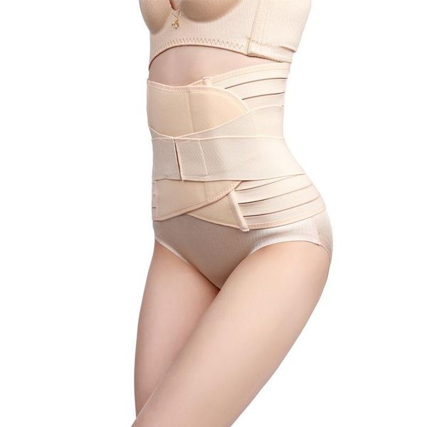women's shapers waist corsets shapewear postpartum body shaper belt belly trimmer trainer seamless underwear bustiers tummy control, Black;white