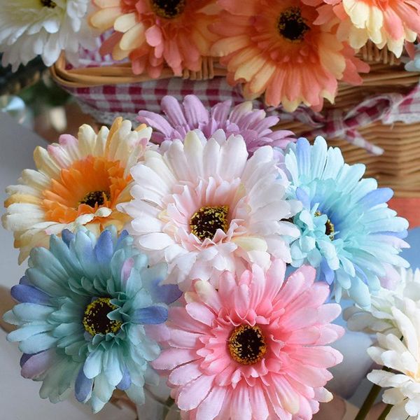 decorative flowers & wreaths 1pcs artificial flower decoration silk fabric gerbera wedding handhold party home office
decorative flowers & wreaths 1pcs artificial flower decoration silk fabric gerbera wedding handhold party home office