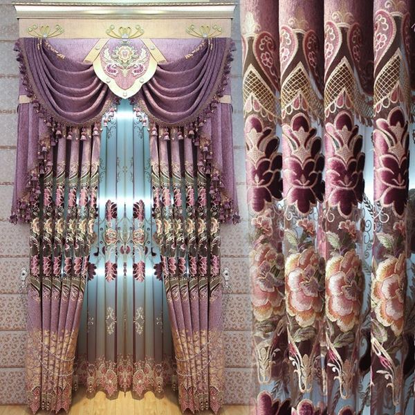 curtain & drapes european style curtains for living room bedroom light luxury embroidered chenille door window blue color
curtain & drapes european style curtains for living room bedroom light luxury embroidered chenille door window blue color