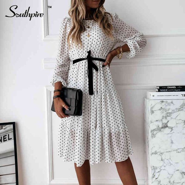 2021southpire simple o-neck white polka dot party dress women long sleeve casual daily dress bohemian style chiffon vestidos clothes, Black;gray
2021southpire simple o-neck white polka dot party dress women long sleeve casual daily dress bohemian style chiffon vestidos clothes, Black;gray