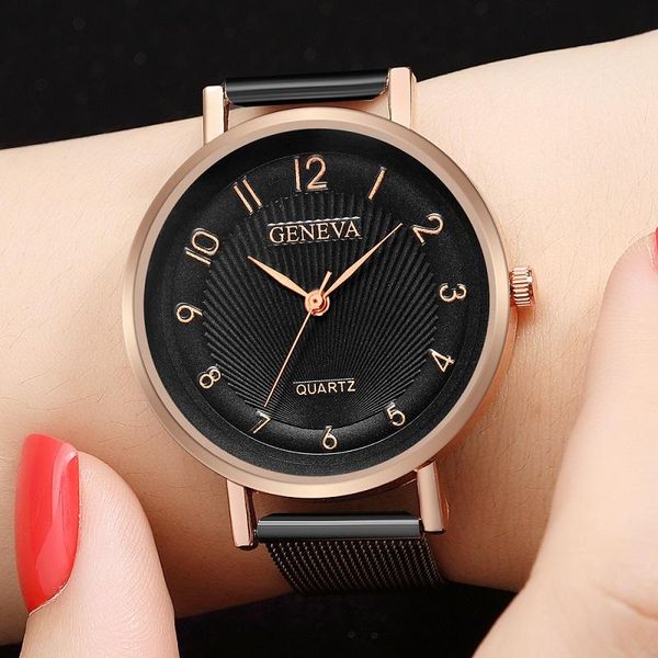 wristwatches geneva womens watches fashion wach women female clock luxury quartz wrist watch stainless steel dress relogio masculino, Slivery;brown
wristwatches geneva womens watches fashion wach women female clock luxury quartz wrist watch stainless steel dress relogio masculino, Slivery;brown