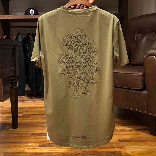 new crosin t dark green phantom cross cotton short sleeve t-shirt men's and women's fashion brand round hem me, White;black
new crosin t dark green phantom cross cotton short sleeve t-shirt men's and women's fashion brand round hem me, White;black