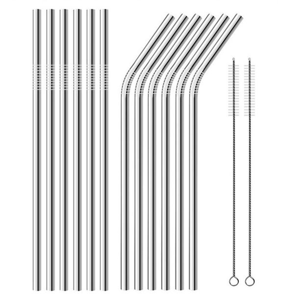 drinking straws reusable straw stainless steel set metal colorful with cleaner brush bar party accessory
drinking straws reusable straw stainless steel set metal colorful with cleaner brush bar party accessory