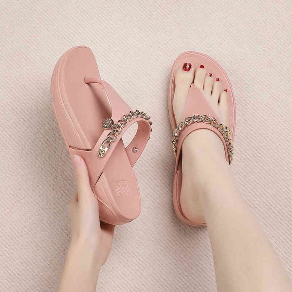 slippers slides women luxury metal chain flip flops home bathroom l soft sole beach sandals 220310, Black
slippers slides women luxury metal chain flip flops home bathroom l soft sole beach sandals 220310, Black