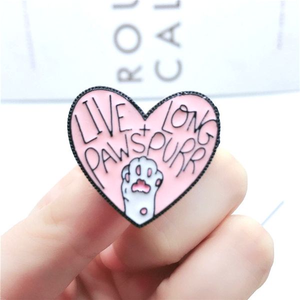 cute cat paw pink love heart alloy brooch pins eco enamel funny personality brooches for girls gift jewelry badges bag clothes denim shirt c, Gray
cute cat paw pink love heart alloy brooch pins eco enamel funny personality brooches for girls gift jewelry badges bag clothes denim shirt c, Gray