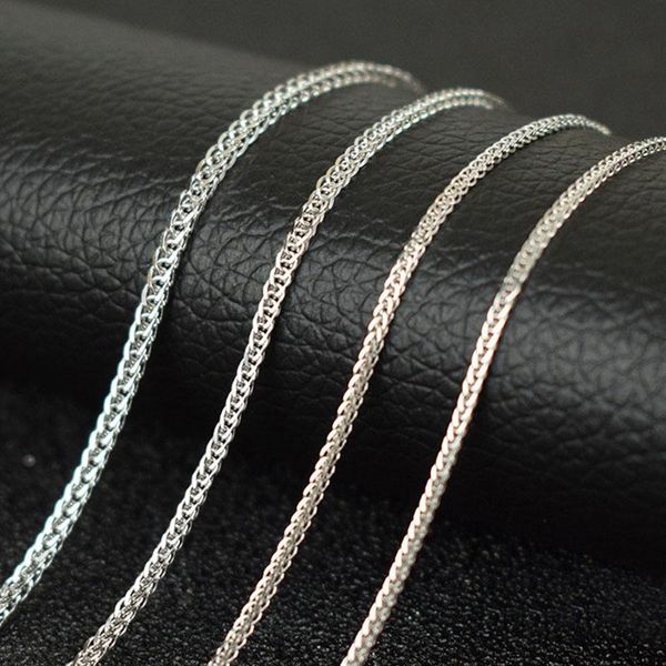 real 925 sterling silver chopin chain necklace for women men girls boys 40cm 45cm 50cm italy jewelry collier chokers, Golden;silver
real 925 sterling silver chopin chain necklace for women men girls boys 40cm 45cm 50cm italy jewelry collier chokers, Golden;silver