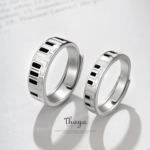 cluster rings thaya original design authentic s925 sterling silver open piano couple for women retro luxury jewelry, Golden;silver
cluster rings thaya original design authentic s925 sterling silver open piano couple for women retro luxury jewelry, Golden;silver
