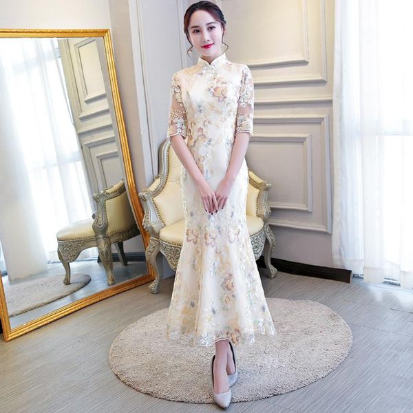 ethnic clothing noble elegant oriental women cheongsam classic chinese style qipao evening party ladies vestidos exquisite slim robe go, Red
ethnic clothing noble elegant oriental women cheongsam classic chinese style qipao evening party ladies vestidos exquisite slim robe go, Red