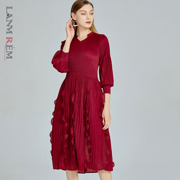 patchwork rufflese dresses for female pleated clothes women's summer v-neck lantern sleeve elastic yj514 210507, Black;gray
patchwork rufflese dresses for female pleated clothes women's summer v-neck lantern sleeve elastic yj514 210507, Black;gray
