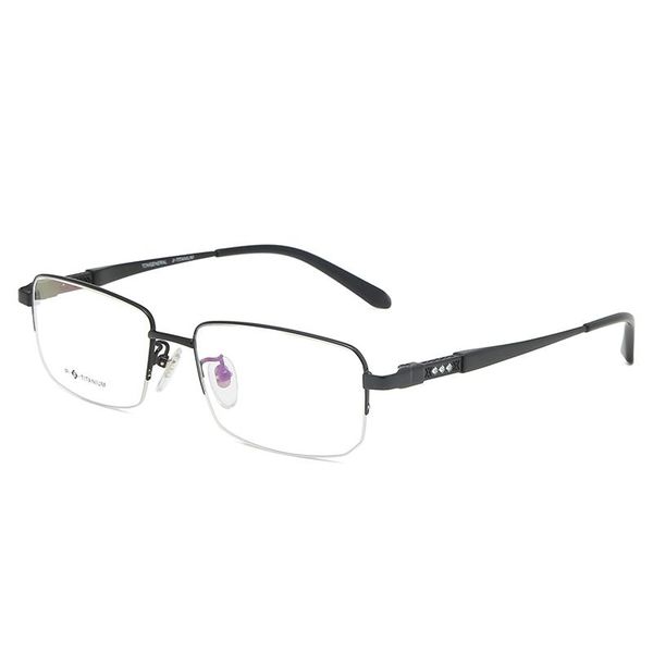 fashion sunglasses frames logorela men pure titanium semi-rimless glasses frame male square ultralight eye myopia prescription eyeglasses 90, Black
fashion sunglasses frames logorela men pure titanium semi-rimless glasses frame male square ultralight eye myopia prescription eyeglasses 90, Black