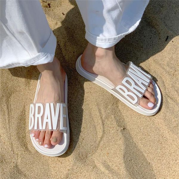 summer bathroom indoor slippers for women slides letter beach shoes home soft ladies sandles 2021 shower slipper female, Black 
summer bathroom indoor slippers for women slides letter beach shoes home soft ladies sandles 2021 shower slipper female, Black