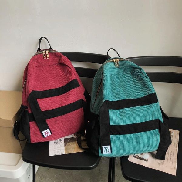 backpack women bag literary corduroy three-dimensional jacquard cotton and linen stitching cloth simple shoulder student
backpack women bag literary corduroy three-dimensional jacquard cotton and linen stitching cloth simple shoulder student