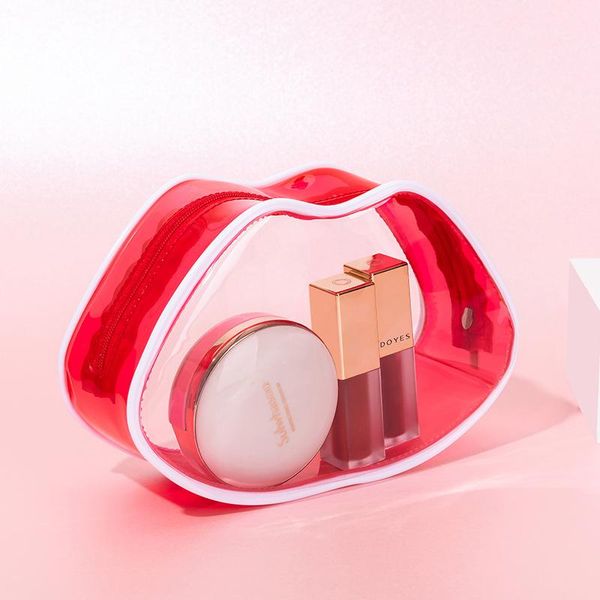 cosmetic bags & cases transparent waterproof lip bag red cute portable college style wash pvc lipstick
cosmetic bags & cases transparent waterproof lip bag red cute portable college style wash pvc lipstick