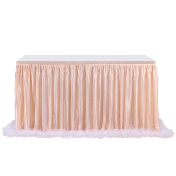 tutu table skirt mesh desk party supplies for wedding birthday home decors (long yarn, white)
tutu table skirt mesh desk party supplies for wedding birthday home decors (long yarn, white)