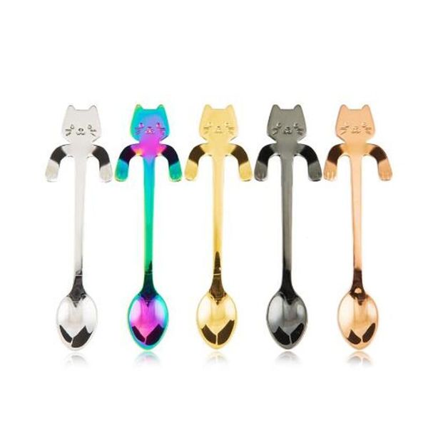 spoons 1pcs cute cat coffee spoon stainless steel creative teaspoon dessert snack scoop ice cream tableware kitchen accessories
spoons 1pcs cute cat coffee spoon stainless steel creative teaspoon dessert snack scoop ice cream tableware kitchen accessories