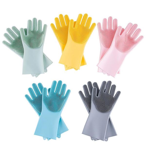 pair silicone gloves kitchen cleaning dishwashing home rubber dish washing tools disposable
pair silicone gloves kitchen cleaning dishwashing home rubber dish washing tools disposable