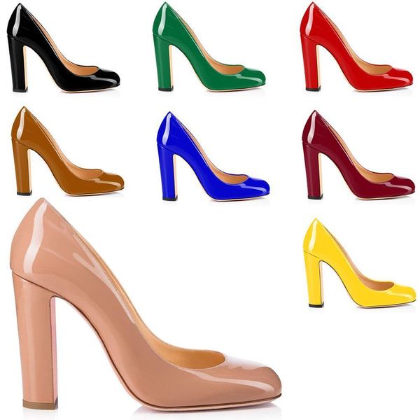 dress shoes aimirlly women round toe high pumps formal evening party clubwear heels patent leather sl wdy4, Black
dress shoes aimirlly women round toe high pumps formal evening party clubwear heels patent leather sl wdy4, Black