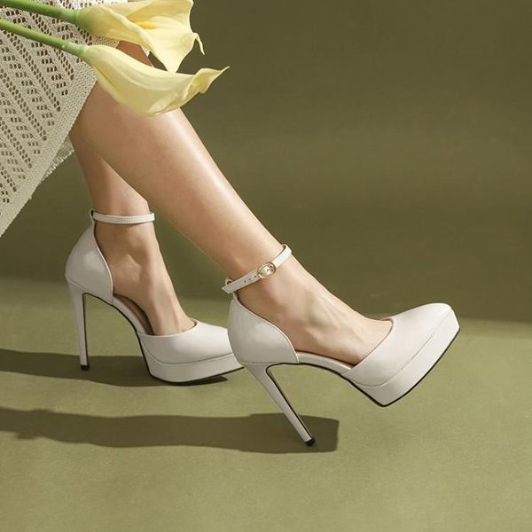 dress shoes one button waterproof platform thick heel women's single leather pointed white wedding bridesmaid show high, Black
dress shoes one button waterproof platform thick heel women's single leather pointed white wedding bridesmaid show high, Black