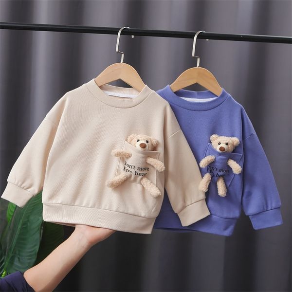 sweatshirts cute girls printe t-shirt baby boys with bear toddler kids lovely round neck long sleeves tees 220307, Blue
sweatshirts cute girls printe t-shirt baby boys with bear toddler kids lovely round neck long sleeves tees 220307, Blue