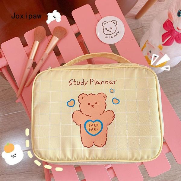 ins waterproof large-capacity girl cosmetic bag with zipper korea cute portable travel cosmetics wash storage organizer bags & cases
ins waterproof large-capacity girl cosmetic bag with zipper korea cute portable travel cosmetics wash storage organizer bags & cases