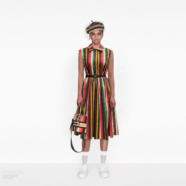 casual dresses runway sleeveless colorful striped printed shift dress women's with a blet 210429kn02, Black;gray
casual dresses runway sleeveless colorful striped printed shift dress women's with a blet 210429kn02, Black;gray