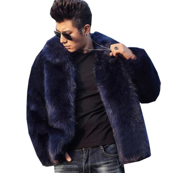 men's fur & faux leather jacket mens lapel warm mink coat men loose jackets winter thicken jaqueta de couro blue brown black
men's fur & faux leather jacket mens lapel warm mink coat men loose jackets winter thicken jaqueta de couro blue brown black