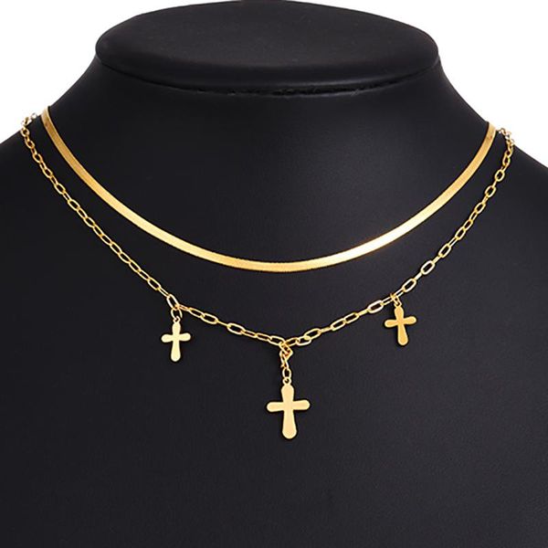 pendant necklaces zhini boho vintage gold color cross for women simple short chain choker statement necklace wedding jewelry, Silver
pendant necklaces zhini boho vintage gold color cross for women simple short chain choker statement necklace wedding jewelry, Silver