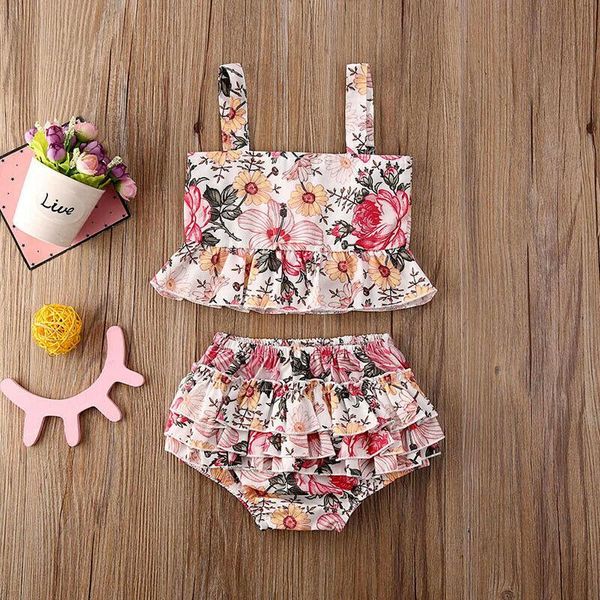 zestawy odzieżowe dziecko 2 sztuk toddler dzieci dziewczyna bez rÄkawów floral outfit ubrania spodenki spodnie zestaw, White
zestawy odzieżowe dziecko 2 sztuk toddler dzieci dziewczyna bez rÄkawów floral outfit ubrania spodenki spodnie zestaw, White