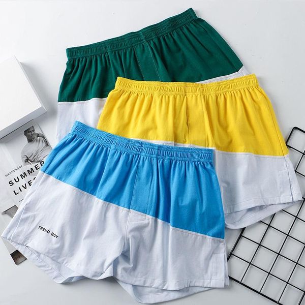 men's shorts summer men's cotton boxer korean fashion breathable loose large home leisure sports with lining, White;black
men's shorts summer men's cotton boxer korean fashion breathable loose large home leisure sports with lining, White;black