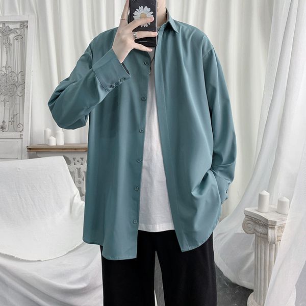 men's casual shirts four color milk silk fabric solid long sleeve white shirt beach clothing clothes s-3xl rmoq, White;black
men's casual shirts four color milk silk fabric solid long sleeve white shirt beach clothing clothes s-3xl rmoq, White;black