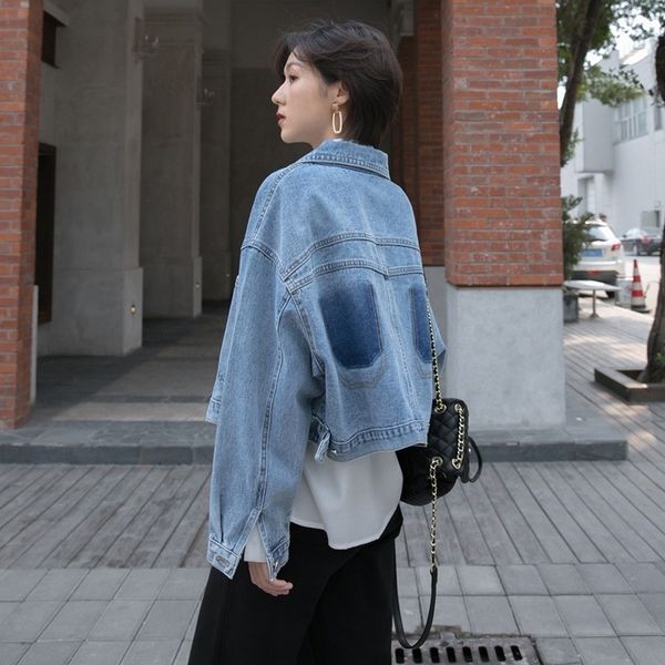 2021 new women's jeans simple urban fashion, imitation coat, loose short sleeve, pocket, lapel, spring and autumn eq3q, Black;brown
2021 new women's jeans simple urban fashion, imitation coat, loose short sleeve, pocket, lapel, spring and autumn eq3q, Black;brown