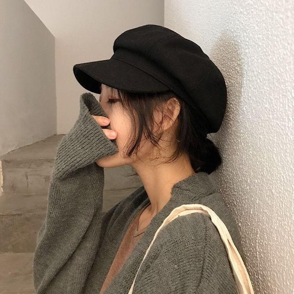 hat female korean version beret woolen british octagonal women trendy tat casual all-match berets, Blue;gray
hat female korean version beret woolen british octagonal women trendy tat casual all-match berets, Blue;gray