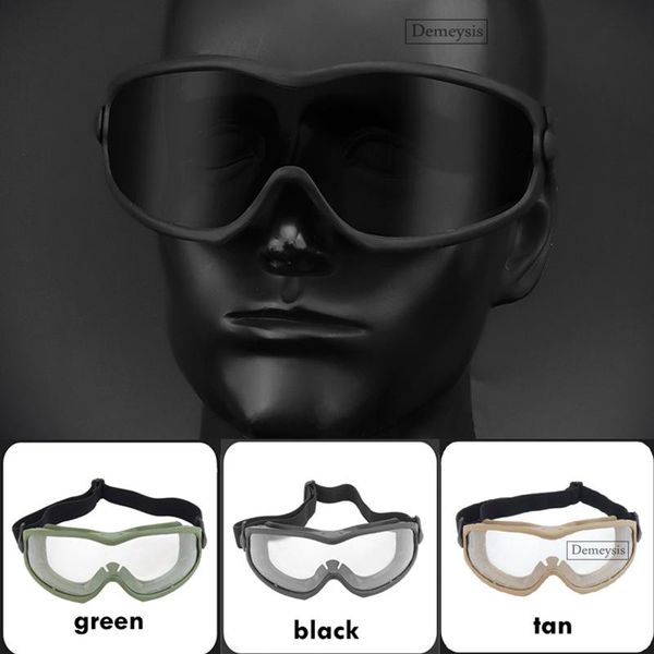 outdoor eyewear tactical army goggles windproof military sunglasses for cs game sports protective safety
outdoor eyewear tactical army goggles windproof military sunglasses for cs game sports protective safety