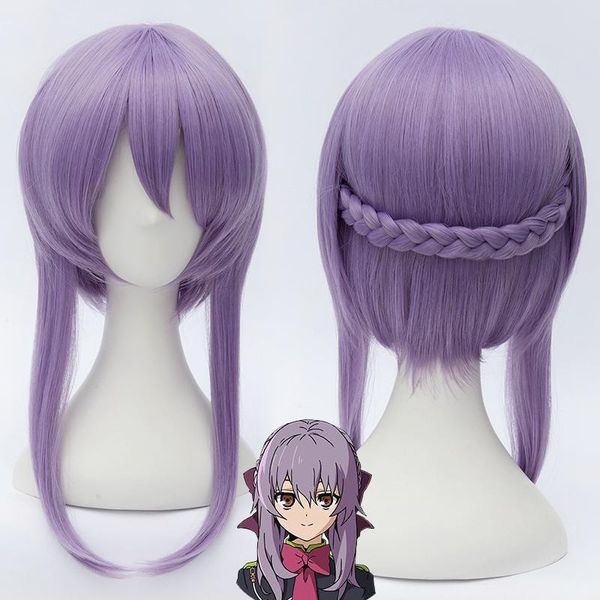 seraph of the end hiiragi shinoa wigs light purple heat resistant synthetic hair perucas cosplay wig + cap bowknot hairpin other event & par
seraph of the end hiiragi shinoa wigs light purple heat resistant synthetic hair perucas cosplay wig + cap bowknot hairpin other event & par